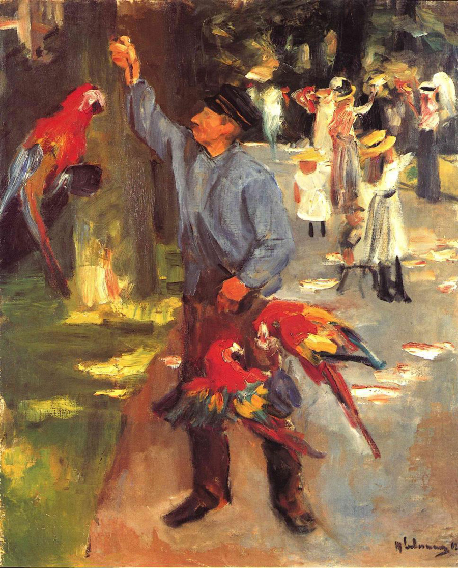 the parrot man